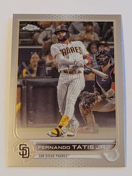 2022 Topps Chrome Fernando Tatis Jr. Baseball Card Padres