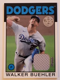 2021 Topps Walker Buehler Relic Baseball Card Dodgers