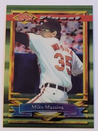 1994 Topps Finest Mike Mussina Baseball Card Orioles