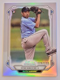 2019 Bowman Sterling Yusei Kikuchi Rookie Refractor #'d /199 Baseball Card Mariners