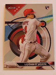 2023 Topps Finest Logan O'Hoppe Rookie Baseball Card Angels
