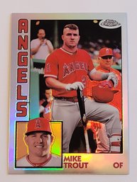 2019 Topps Chrome Mike Trout 1984 Insert Baseball Card Angels