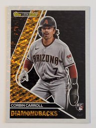 2023 Topps Corbin Carroll Rookie Black Gold Insert Baseball Card Diamondbacks