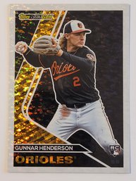 2023 Topps Gunnar Henderson Rookie Black Gold Insert Baseball Card Orioles