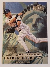 1998 Metal Universe Derek Jeter Baseball Card Yankees