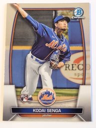 2023 Bowman Chrome Kodai Senga Rookie Baseball Card Mets