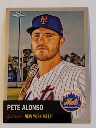 2022 Topps Chrome Platinum Anniversary Pete Alonso Baseball Card Mets