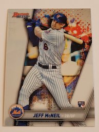 2019 Bowman's Best Jeff McNeil Rookie Baseball Card Mets