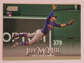 2019 Topps Stadium Club Jeff McNeil Rookie Baseball Card Mets