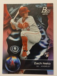 2023 Bowman Platinum Zach Neto Rookie Baseball Card Angels