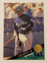 1993 Leaf Ken Griffey Jr. Baseball Card Mariners