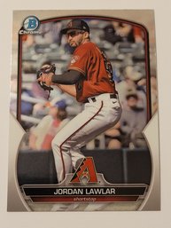 2023 Bowman Chrome Jordan Lawlar Prospect Baseball Card Diamondbacks