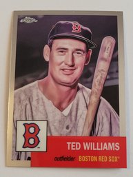 2022 Topps Chrome Platinum Anniversary Ted Williams Baseball Card Red Sox