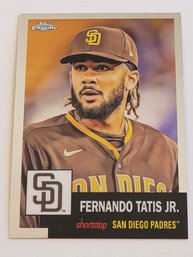 2022 Topps Chrome Platinum Anniversary Fernando Tatis Jr. Baseball Card Padres