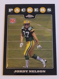 2008 Topps Chrome Jordy Nelson Rookie Football Card Packers