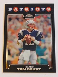 2008 Topps Chrome Tom Brady MVP Football Card Patriots