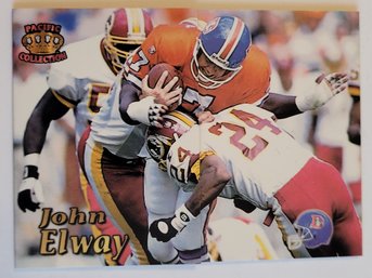 1995 Pacific Tripple Folders John Elway Football Card Broncos