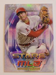 2023 Topps Chrome Shohei Ohtani Stars Of MLB Insert Baseball Card Angels