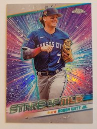 2024 Topps Chrome Bobby Witt Jr. Stars Of MLB Insert Baseball Card Royals