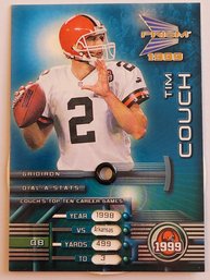 1999 Prizm Dial-A-Stats Tim Couch Rookie Football Card Browns
