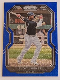 2021 Panini Prizm #'d /199 Eloy Jimenez Baseball Card White Sox