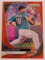2020 Panini Prizm #'D /99 Yusei Kikuchi Baseball Card Mariners