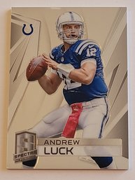 2014 Panini Spectra #'d /75 Andrew Luck Football Card Colts