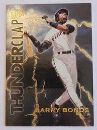 1997 Fleer Ultra Barry Bonds 'Thunderclap' Insert Baseball Card Giants