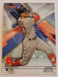 2018 Bowman's Best Mookie Betts Baseball Card Red Sox