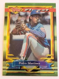 1994 Topps Finest Pedro Martinez Baseball Card Expos