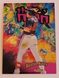 2020 Topps Finest Austin Riley 'The Man' Insert Baseball Card Braves