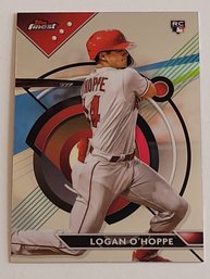 2023 Topps Finest Logan O'Hoppe Rookie Baseball Card Angels