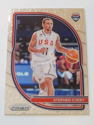 2020-21 Panini Prizm Stephen Curry USA Basketball Card