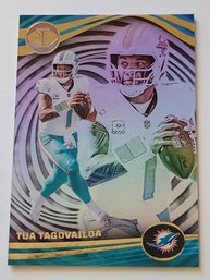 2023 Panini Illusions Tua Tagovailoa Football Card Dolphins