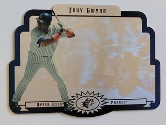 1996 Upper Deck SPx Tony Gwynn Holoview Die-Cut Baseball Card Padres