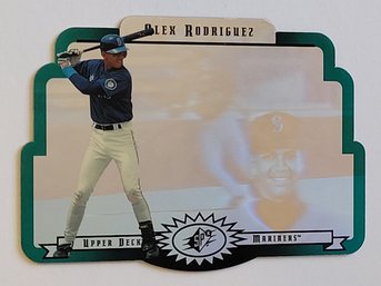 1996 Upper Deck SPx Alex Rodriguez Holoview Die-Cut Baseball Card Mariners