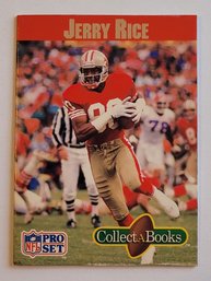1990 Collect-A-Books Jerry Rice Football Book 49ers