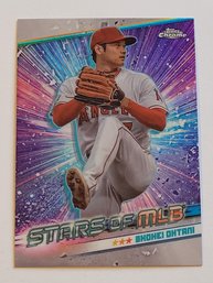 2024 Topps Chrome Shohei Ohtani Stars Of MLB Insert Baseball Card Angels