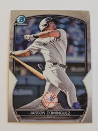 2023 Bowman Chrome Jasson Dominguez Prospect Baseball Card Yankees