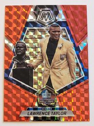2023 Panini Mosaic Lawrence Taylor Red Prizm Parallel Hall Of Fame Football Card Giants
