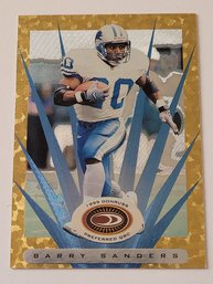 1999 Donruss Preferred QBC Barry Sanders Football Card Lions