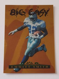 1996 Collector's Edge #'D /2000 Emmitt Smith Big Easy Insert Football Card Cowboys