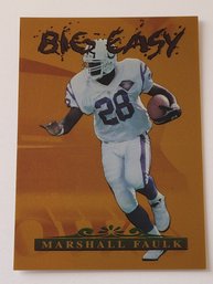 1996 Collector's Edge #'D /2000 Marshall Faulk Big Easy Insert Football Card Colts