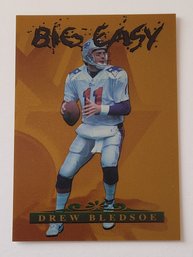 1996 Collector's Edge #'D /2000 Drew Bledsoe Big Easy Insert Football Card Patriots