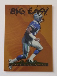 1996 Collector's Edge #'D /2000 Joey Galloway Big Easy Insert Football Card Seahawks