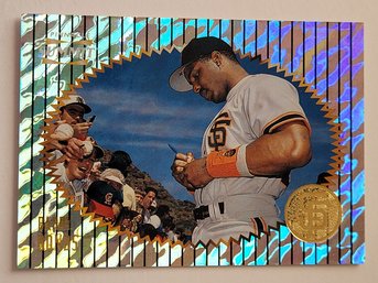 1998 Pinnacle Summit Barry Bonds Above And Beyond Baseball Card Giants