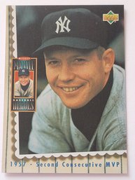 1994 Upper Deck Mickey Mantle Baseball Heroes Baseball Card Yankees #67