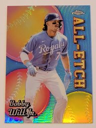 2024 Topps Chrome Bobby Witt Jr. All-Etch Insert Baseball Card Royals