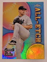 2024 Topps Chrome Gerritt Cole All-Etch Insert Baseball Card Yankees