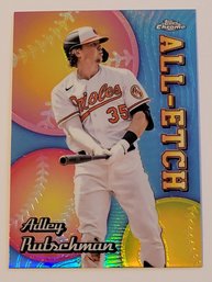 2024 Topps Chrome Adley Rutschman All-Etch Insert Baseball Card Orioles